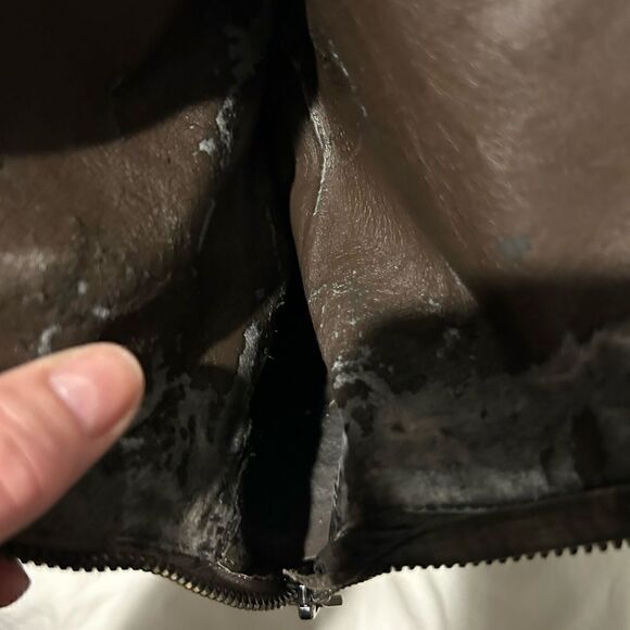 Enzo Angiolini knee high taupe leather boot. Karissa style size 9.5 FUC - Picture 7 of 10